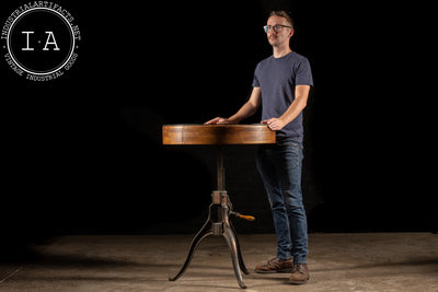 Early 20th Century Japanned Optometrist Table