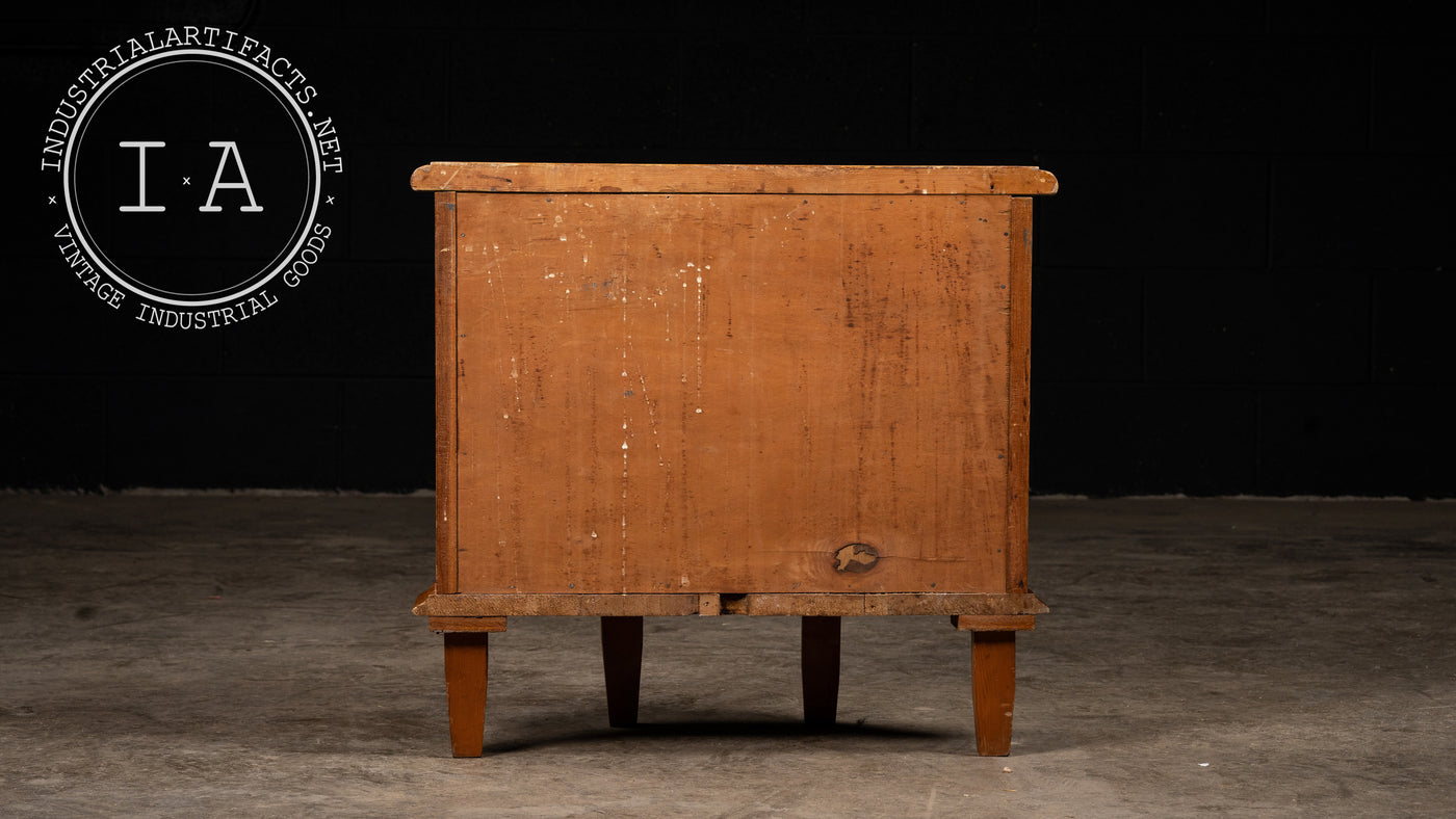 Early 20th Century Wooden Parts Cabinet