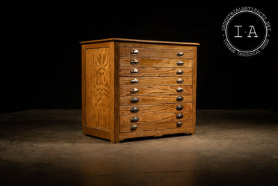 Early 20th Century Flat File Storage Cabinet