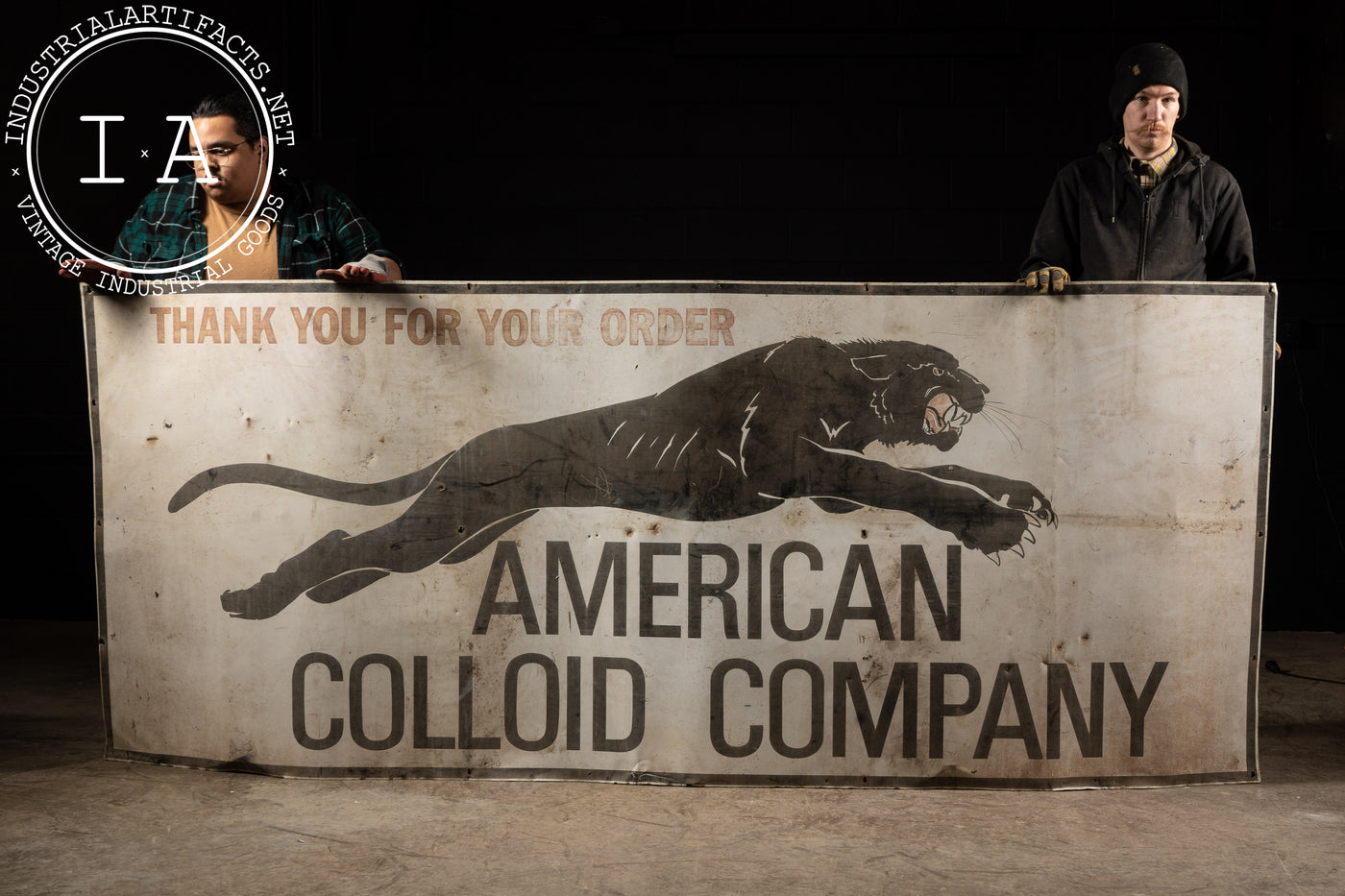 SST American Colloid / Panther Creek Boxcar Sign