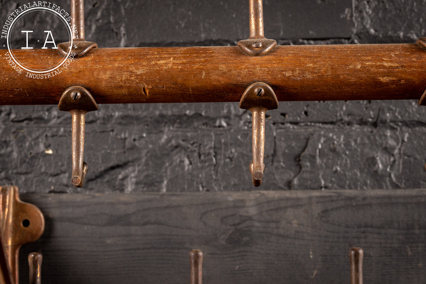 Early 20th Century Firefighters Coat Rack