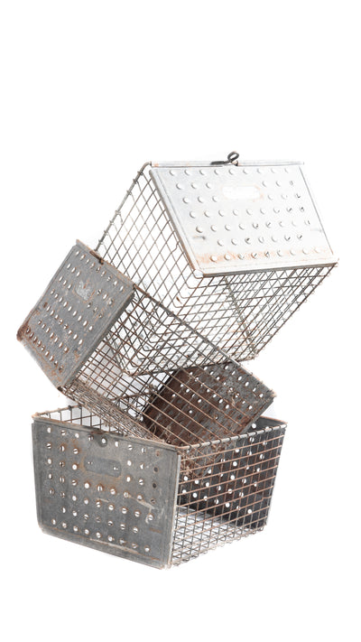 Lyon Industrial Wire Basket Bin