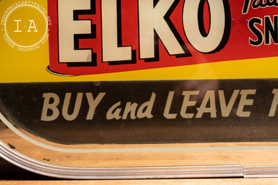 Vintage Lighted Elko Advertising Sign