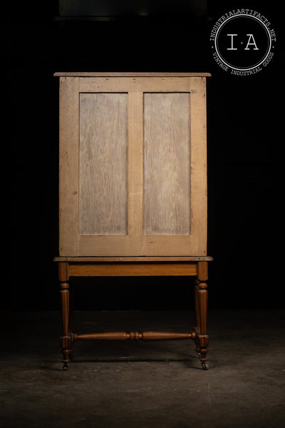 Wooden Standing Apothecary Cabinet