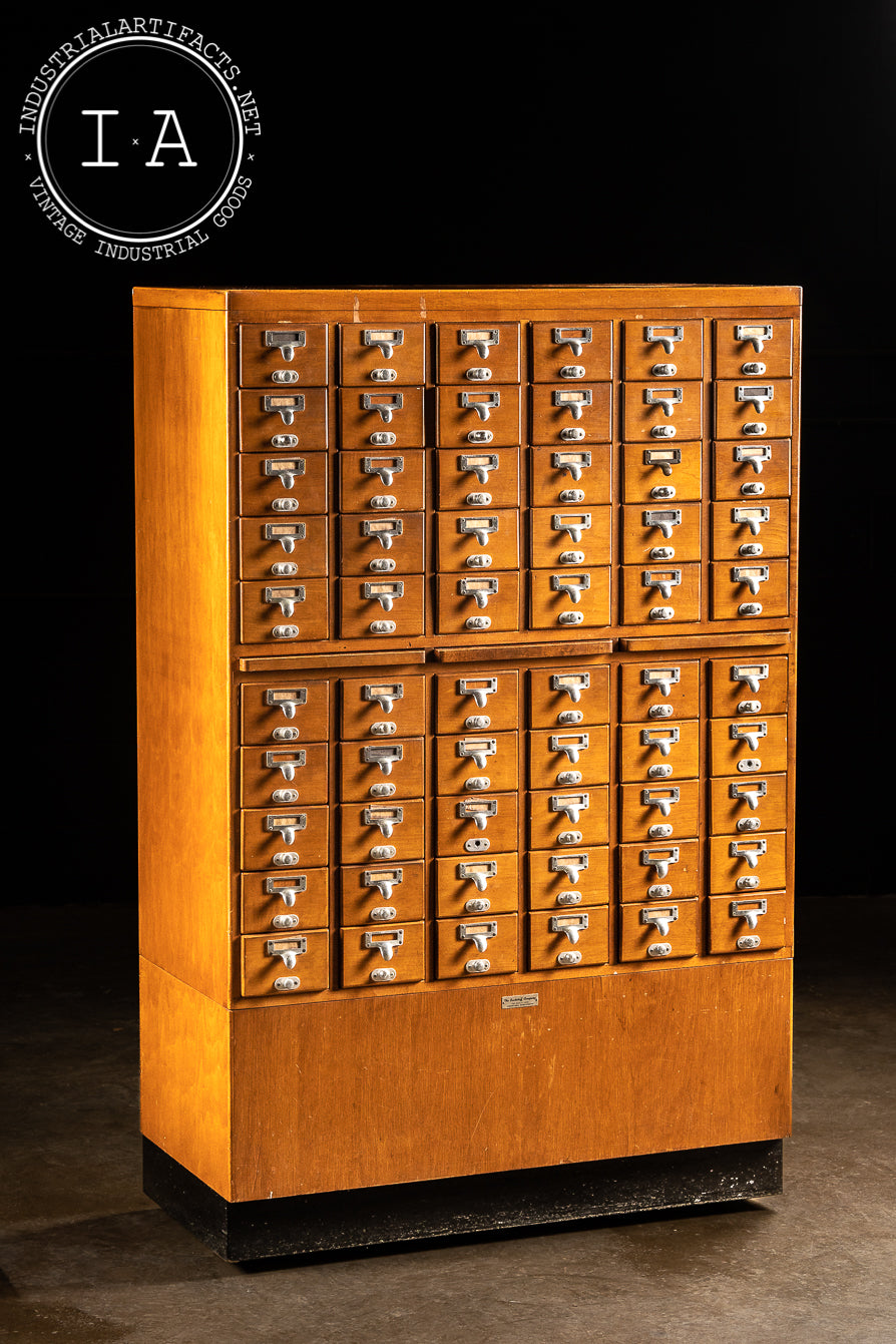 c. 1960 Library Card Catalog